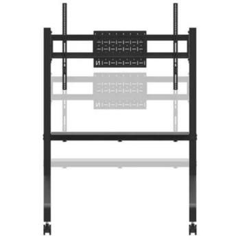 Neomounts televizora statīvs FL50-525BL1, 55-86 collu, 76 kg, regulējams augstums 106-136 cm, 4 pozīcijas (FL50-525BL1)