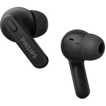 Philips TAT2206BK/00 беспроводные наушники, IPX4, BT 5.0, 6+12ч, 6мм, 20–20000Гц, 16Ом, 101дБ, черные (TAT2206BK/00)