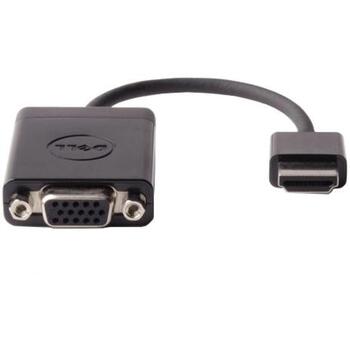 Dell адаптер HDMI на VGA 470-ABZX, HDMI - мужской, HD-15 (VGA) - женский, черный (470-ABZX)