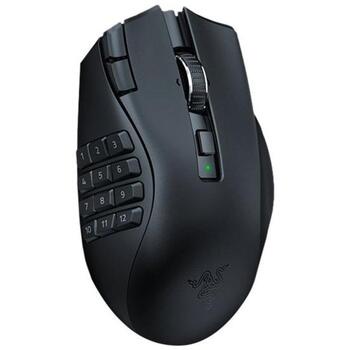 Razer bezvadu spēļu pele Naga V2 HyperSpeed RZ01-03600100-R3G1, 30000 DPI, 2.4GHz, Bluetooth, 19 programmējamas pogas, ergonomiska (RZ01-03600100-R3G1)