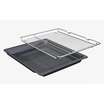 Bosch Духовка HBG7721W1S, 71 л, Электрическая, Пиролиз, Сенсорное управление, Конвекция, Белая (HBG7721W1S)