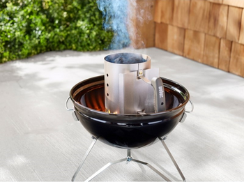Ogļu iekurināšanas starteris Rapidfire chimney starter, small 7447 WEBER (7447)