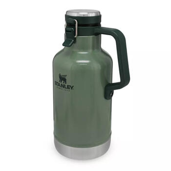 Stanley The Easy-Pour Growler Classic 2801941067, 1,9 л, нержавеющая сталь, вакуумная изоляция, герметичная крышка, без BPA (2801941067)