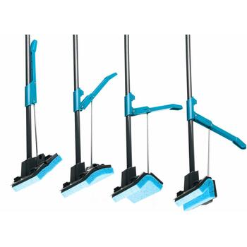 Beldray Sūkļa mazgājamā slota LA050915FEU7, 120cm, 18cm, 13cm, melna/zila, metāls/plastmasa/poliesters, ar izgriešanas funkciju (LA050915FEU7)