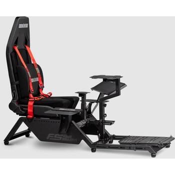 Next Level Racing кабина авиасимулятора NLR-S018, 153см, 99см, 122см, 49.5кг, черный и красный, эргономичная (NLR-S018)