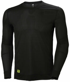 Helly Hansen Термобелье футболка HH Lifa 75105_990-S, черный, S, 125г/м², 100% полипропилен, плоские швы (75105_990-S)