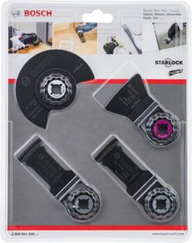 Multi instrumenta asmeņu komplekts (4gab.) 2608661696 BOSCH (2608661696)