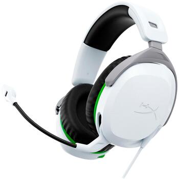 HyperX наушники CloudX Stinger 2 75X28AA, 10-28000 Гц, 32 Ω, 50 мм, 1.2 м, Xbox, игровые, белые, проводные, закрытые (75X28AA)