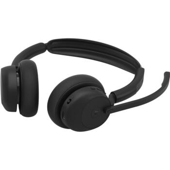 Jabra austiņas Evolve3 45 MS 34599-999-899, USB-C, Bluetooth 5.3, 36 h, 21 h, 4 mikrofoni, Microsoft Teams (34599-999-899)