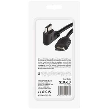Emos Высокоскоростной HDMI кабель S10310, 3 м, 18 Гбит/с, 4K, Ethernet, ARC, 3D поддержка (S10310)