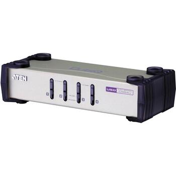 Aten настольный KVM переключатель CS84U-AT, 4 x KVM порта, 2048 x 1536 пикселей, USB, VGA, DynaSync™ (CS84U-AT)