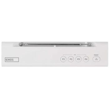 Emos Портативное радио E0091, DAB/DAB+/FM, 337г, 10м Bluetooth, 50мм динамик, 2,4 дюйма TFT экран, AA батареи (E0091)