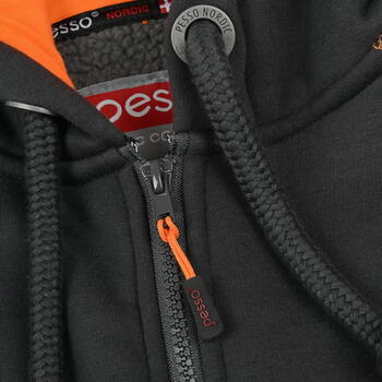 Pesso Куртка с капюшоном Portland PORTLAND_P-L, L, 420г/м², 65% полиэстер 35% хлопок, 2 кармана, молния, капюшон (PORTLAND_P-L)