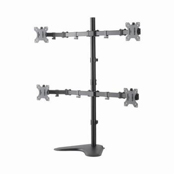 Sbox Крепление для монитора LCD-F048, 32кг, 13-32 дюйма, 100x100mm, 4 дисплея, 180° поворот, 360° вращение (LCD-F048)