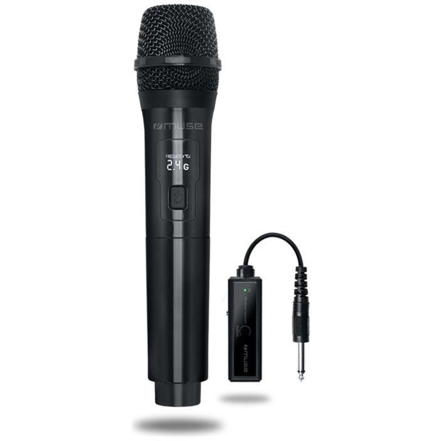 Muse Беспроводной Микрофон MC-30 WI, 90dB, 3.5mm, Литиевый аккумулятор, В комплекте: противоскользящее кольцо (MC-30 WI)