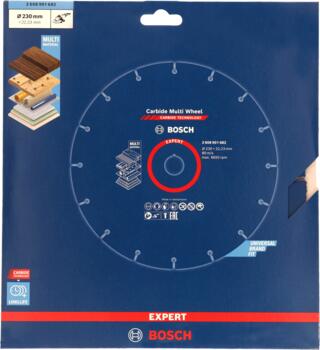 Karabīda daudzfunkcionālais griešanas disks lieliem leņķa slīpmašīnām, 230 mm, 22.23 mm urbums, 2608901682, BOSCH (2608901682)