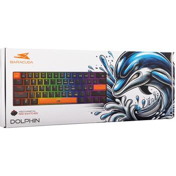 Baracuda Механическая клавиатура DOLPHIN-B-RED BGK-03111, 61 клавиша, USB, красные переключатели, подсветка (DOLPHIN-B-RED)