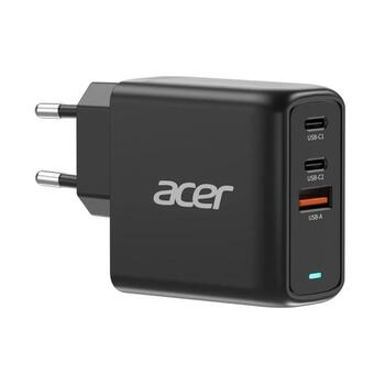 Acer strāvas adapteris OPD611 ZL.ADTCC.00J, 100W, 2 x USB-C, 1 x USB A, AC 100/240 V, melns (ZL.ADTCC.00J)