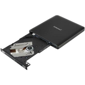 Intenso DVD RW 5401500 USB 3.2, 6x BD-R, 8x DVD+R, 24x CD-R, черный, загрузка спереди, Ashampoo (5401500)