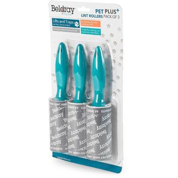 Beldray Комплект роликов для удаления шерсти, LA074416NFPEU7, 3 шт., 4,70 см, 4,70 см, 21,00 см, бирюзовый (LA074416NFPEU7)