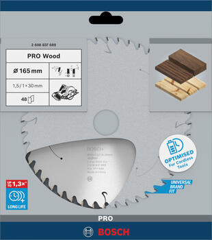 Rokas ripzāģiem PRO WOOD CORDLESS RIPZĀĢA ASMENS BOSCH 2608837689 (2608837689)