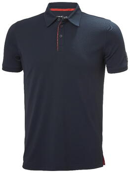 Helly Hansen рубашка поло Kensington Tech 79248_591-M, M, темно-синий, 100% полиамид, 185 g/m², UPF 40+, застежка на пуговицы (79248_591-M)