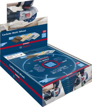 X-LOCK Carbide MultiWheel 125 x 1 x 22,23mm 10 gab., Mazām leņķa slīpmašīnām EXPERT CARBIDE MULTI WHEEL GRIEZĒJDISKS, 2608901195, BOSCH (2608901195)