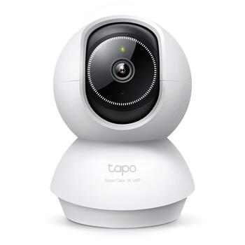 Tp-Link Tapo C230, 3K 5MP, 340°/69° панорамирование/наклон, 40ft ночное видение, двусторонний звук, поддержка microSD до 512GB (TAPO C230)