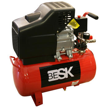 Kompressors 24l, 210 l/min, 8bar, 9099605 BESK (9099605)