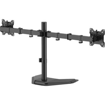 Sbox Крепление для монитора LCD-F024-3, 2x10кг, 17''-32'', 75x75-100x100, наклон +45°/-45°, поворот +90°/-90° (LCD-F024-3)