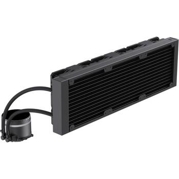 Gamemax procesora šķidruma dzesētājs ICEBURG 360 INFINITY BK, 1.125kg, 2.575kg, 300W TDP, 32 dBA, 800-2000 rpm, 120mm ventilators (ICEBURG 360 INFINITY BK)