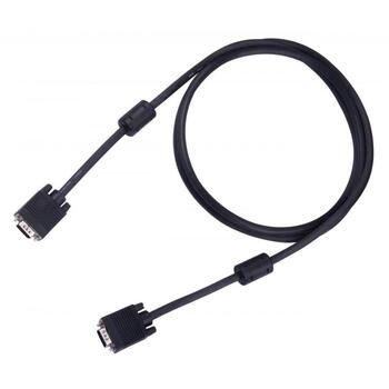 Sbox VGA кабель, VGA-5, 5м, 26AWG, 8мм, VGA Male, VGA Male, двойная экранировка, ферритовое ядро (VGA-5)