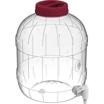 Browin Многофункциональная банка с краном 10л 602510, 10л, Ø100, без BPA, 6 крючков (602510)