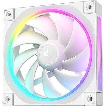 Deepcool Ventilators FL12 WH 3 IN 1 R-FL12-WHAPN3-G, 55 cfm, 32 dBA, 500-2150 rpm, 3 fāžu motors, ARGB Gen 2 (R-FL12-WHAPN3-G)