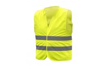 Hogert Augstas redzamības veste HT5K231-L, 120g/m², 2 atstarojošas lentes, Velcro, EN 20471, CAT.II (HT5K231-L)