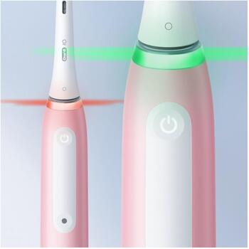 Braun Elektriskā zobu birste Oral-B iO Series 3 8006540731222, rozā krās., 1 galviņa, 3 režīmi, akumulators, uzlādes statīvs (8006540731222)
