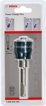 Bosch Power Change Plus SDS Plus Kāts, Precizitāte un Izturība, 2608594266, BOSCH (2608594266)