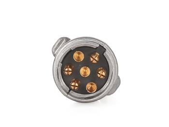 Piekabes spraudnis kontaktdakša 7-PIN 12V, alumīnijs, G02325, GEKO (G02325)