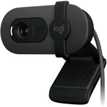 Logitech веб-камера BRIO 100 960-001585, 1920x1080, графит, встроенный микрофон (960-001585)