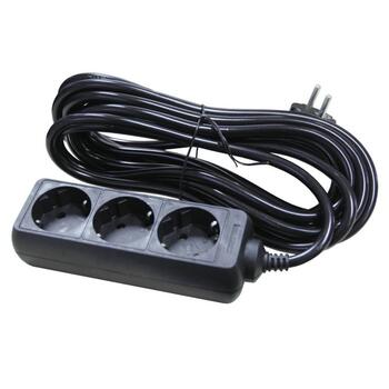 Pagarinātājs ar 3 ligzdām 1,5 m ar sazemējumu bez slēdža 3G x 1,5 mm 9037096 BESK (9037096)