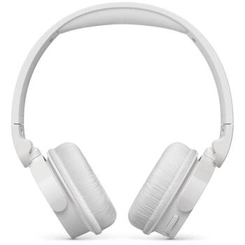 Philips TAH4209WT/00 Bluetooth наушники on-ear, 55ч, 32Ом, 112дБ, BT 5.3, multipoint, USB-C, складные, белые (TAH4209WT/00)