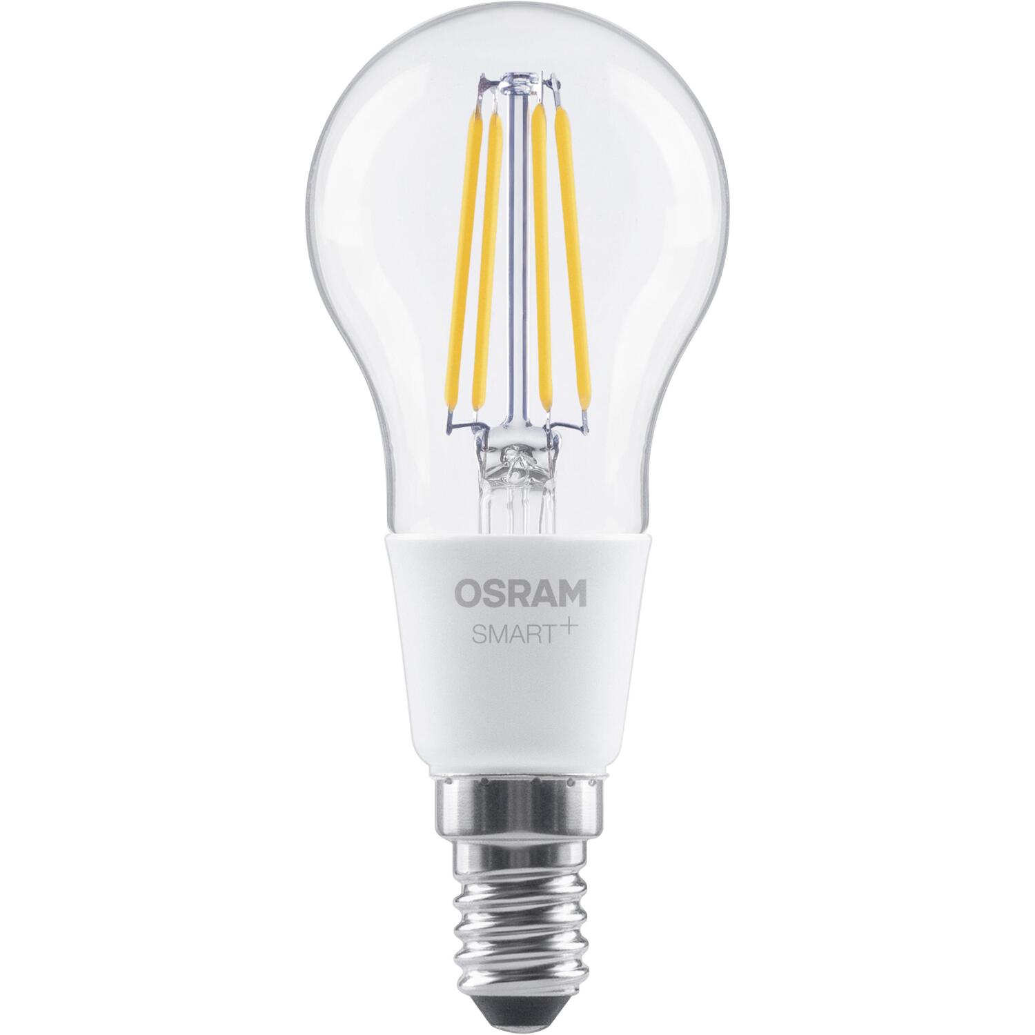 Osram светодиодная лампа SMART+ MATTER Filament Dimmable Classic P40 827 4099854530029, E14, 4Вт, 470лм, 2700К, 220-240В, IP20 (4099854530029)