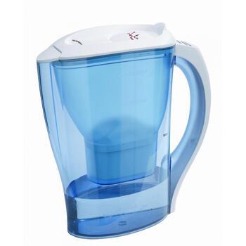 Jata Кувшин JH01, 2,5L, Синий, Прозрачный, Белый, Тип водяного фильтра: Кувшин, Вместимость водяного резервуара: 2,5L (JH01)