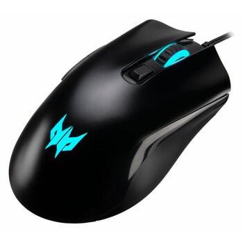 Acer Predator Cestus 333 GP.MCE11.03S, 16000 DPI, 6 pogas, optiskā sensora, RGB apgaismojums, USB 2.0 (GP.MCE11.03S)