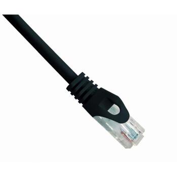 Gembird патч-кабель PP6-2M/BK, 2м, RJ-45, черный, формованный, скрученный, фольга, 8 проводов (PP6-2M/BK)