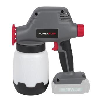 Krāsas izsmidzināšanas pistole 18V 1000ml, POWERPLUS, POWEB5510, bez akumulatora un lādētāja (POWEB5510)