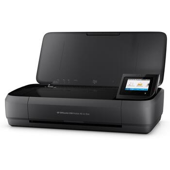 HP OfficeJet 250 Mobile All-in-One Printer, Multifunction Printer (Black, USB / WiFi, Scan, Copy) (CZ992A#BHC)