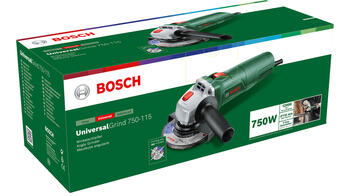 Leņķa slīpmašīnas UniversalGrind 750-115 06033E2000 BOSCH (06033E2000)
