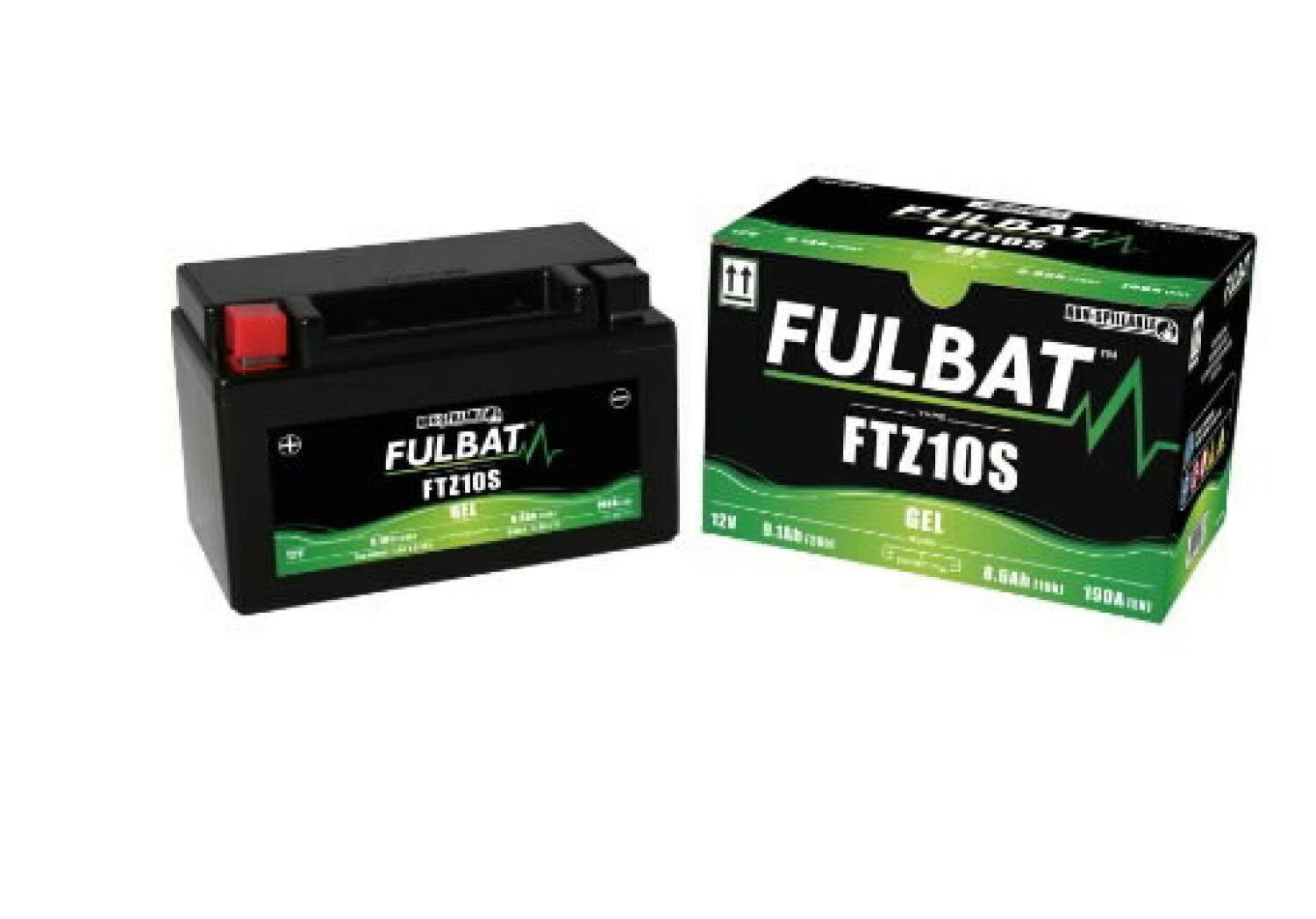 Fulbat Аккумулятор FTZ10S GEL 550636, 12В, 8,6Ач, 2,98кг (550636)