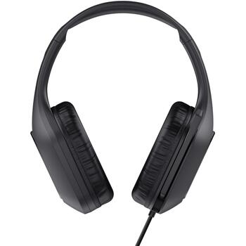 Trust austiņas GXT 415 Zirox, 50 mm, 20 - 20000 Hz, 2 m, melna, regulējams galvas stienis, salokāms mikrofons (24990)